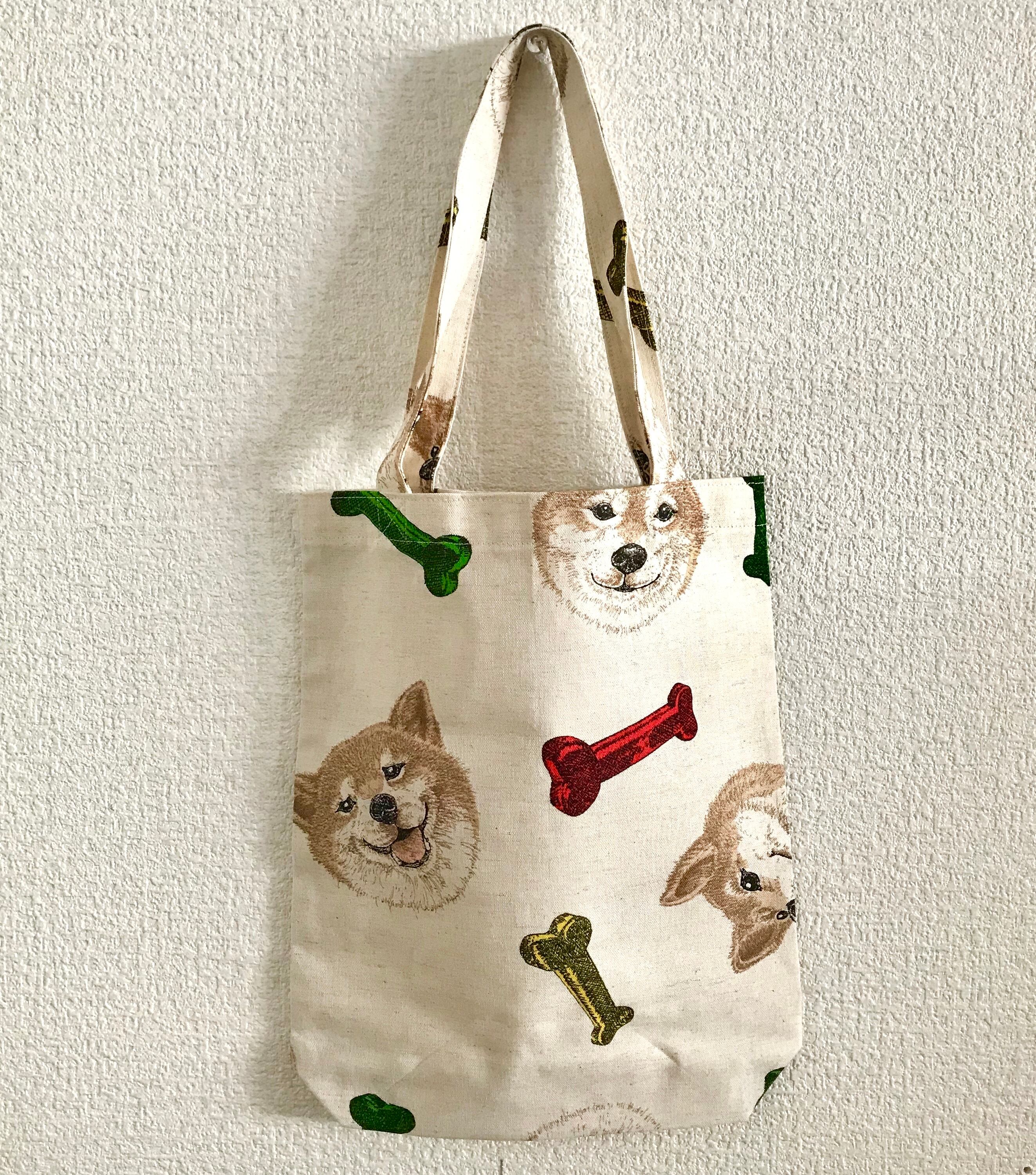 トートバッグ 犬 しば犬 Tony Dog Zakka ハンドメイド犬服と雑貨のお店