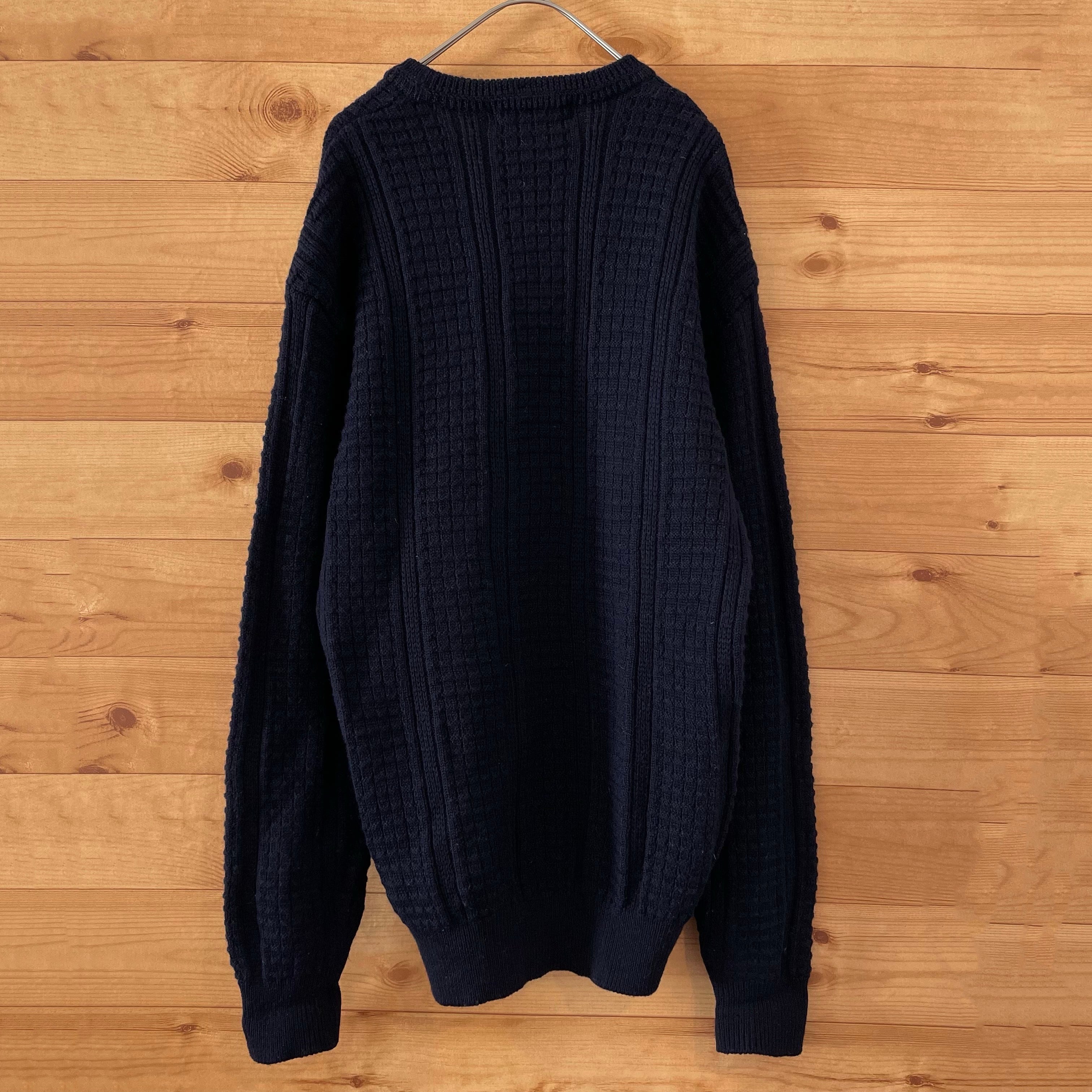 VIESTENI】日本製 デザイン ニット セーター 個性的 Mサイズ 古着