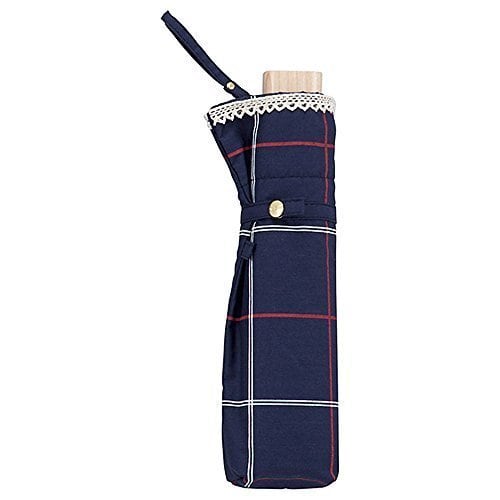 Wpc.日傘 折りたたみ傘 50cm レディース 傘袋付き ペンチェック ミニ
