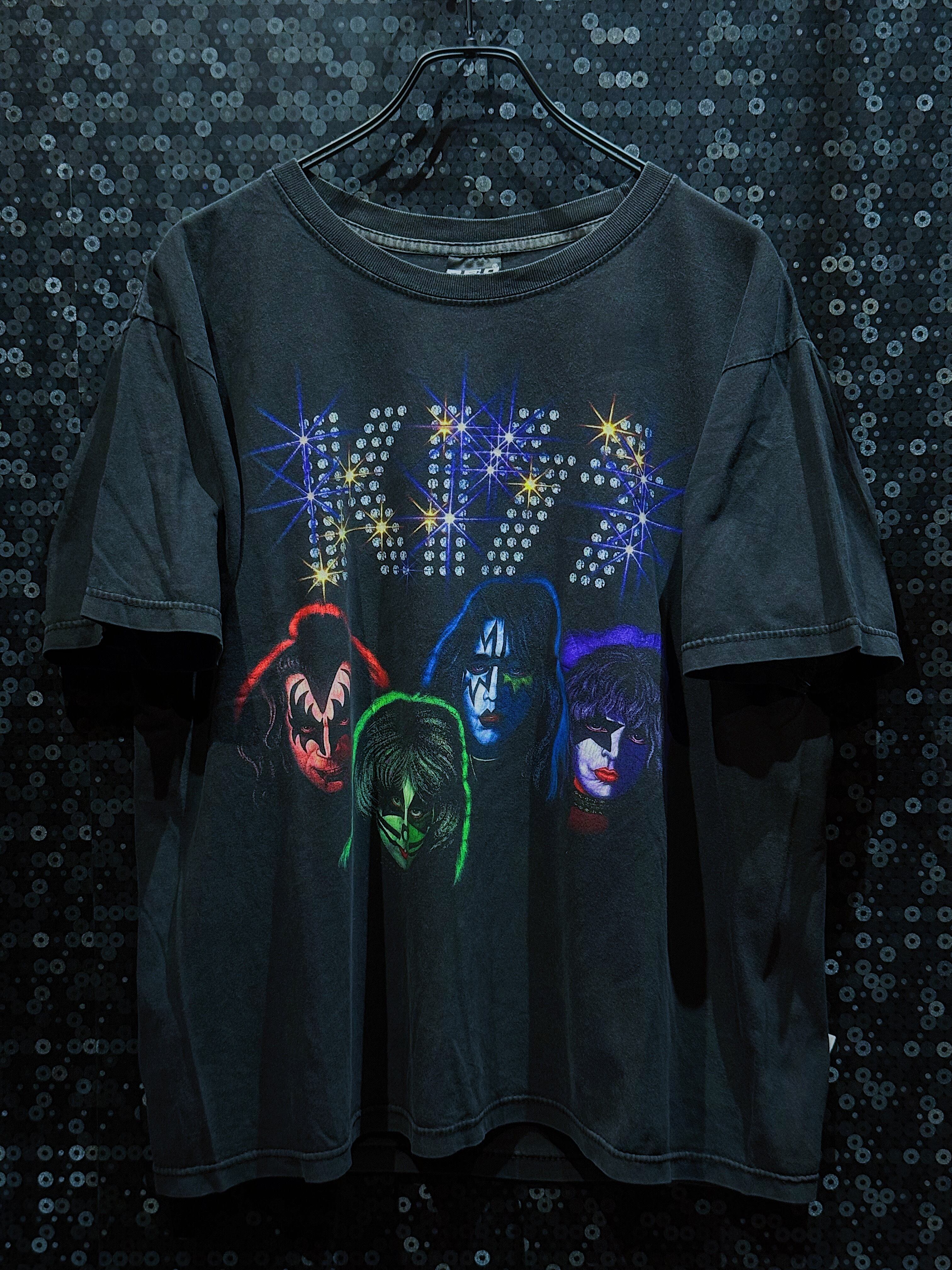 【ÆIEM】"KISS"vintage sequins style band T-shirt