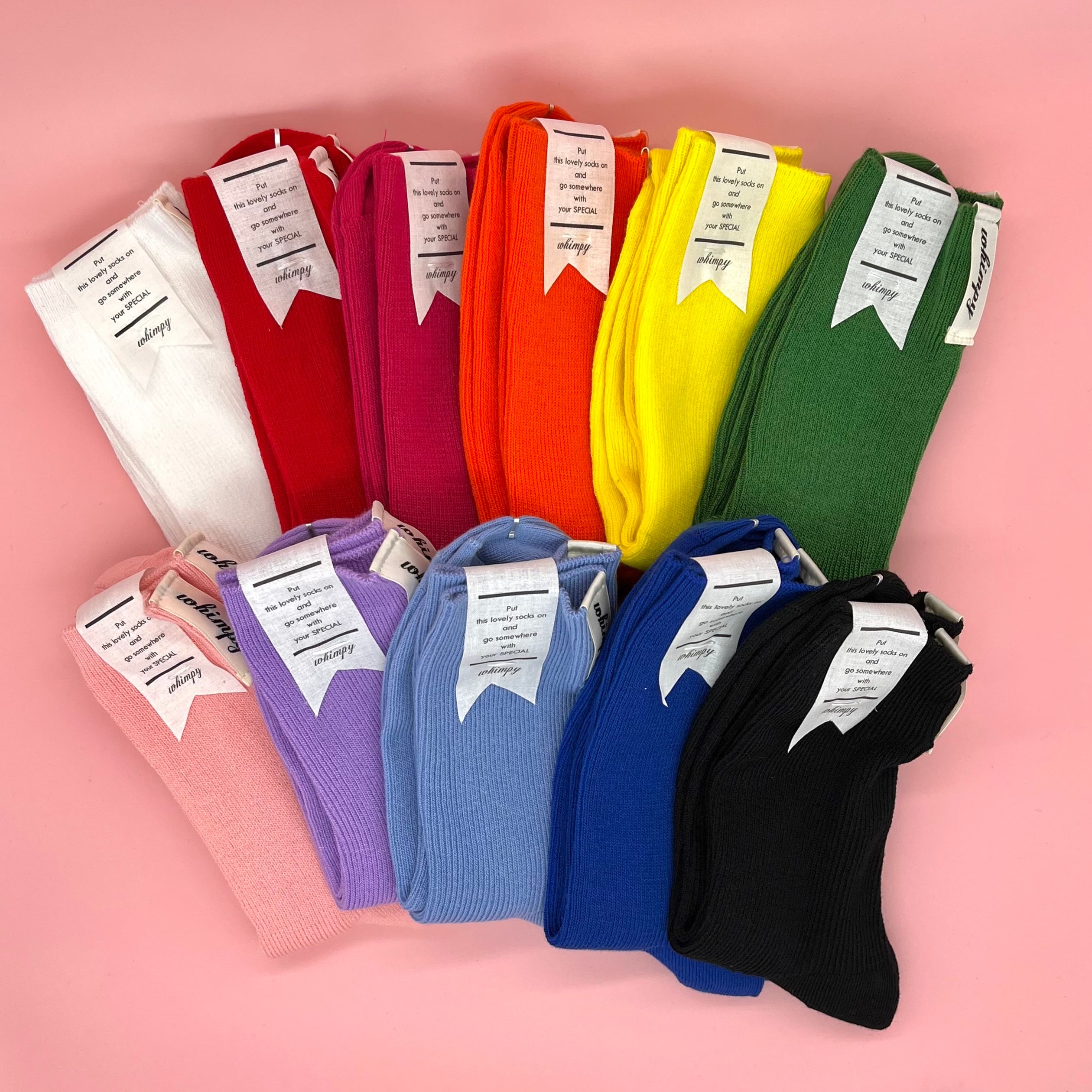 soor ploom イエロー　ワンピース　ソックス　セット SOOR PLOOM Mixed Sock Set, Soot - LILY SOURIRE