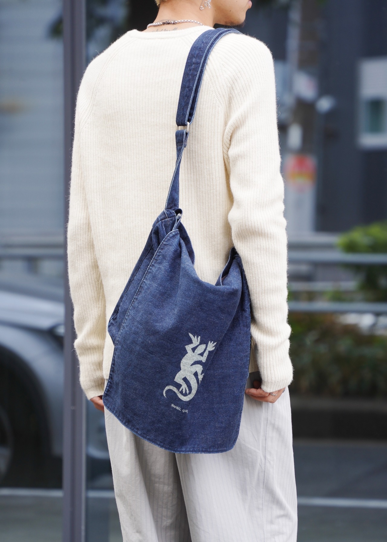 00’s agnes b. homme messenger bag