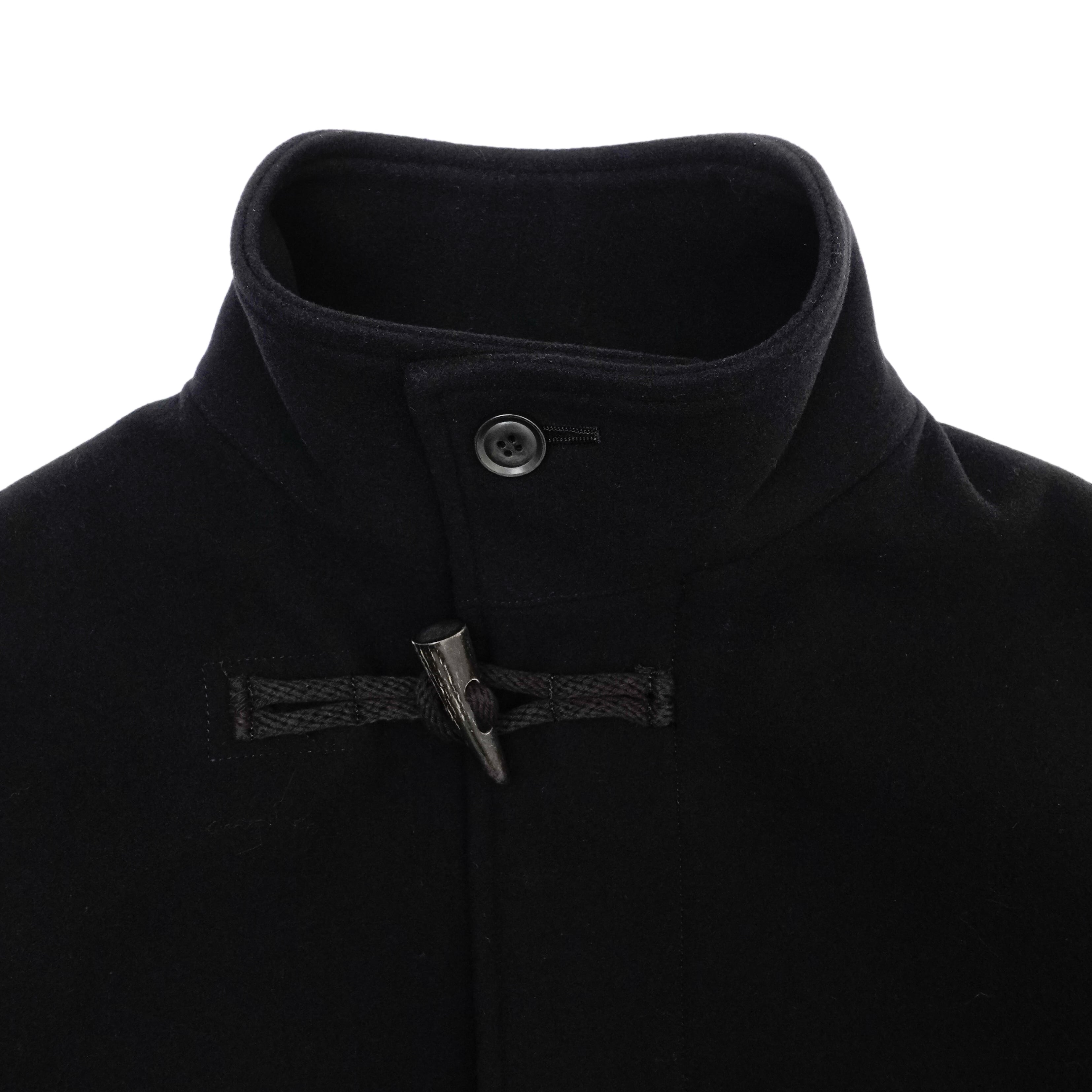 Ernie Palo Melton Half Duffle Coat (BLACK) | SO SHOP & HOSTEL