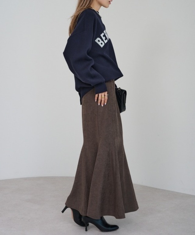 しなやかスエードマーメイドスカート