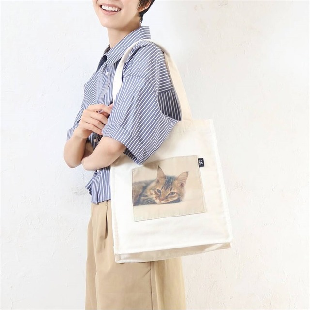 【COCOALT】CAT DAY モチーフポケットトート