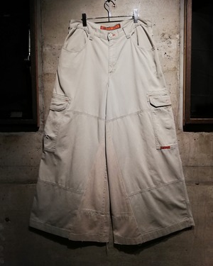 【Caka】“JNCO” Super Wide Custom Vintage Rave Cargo Pants