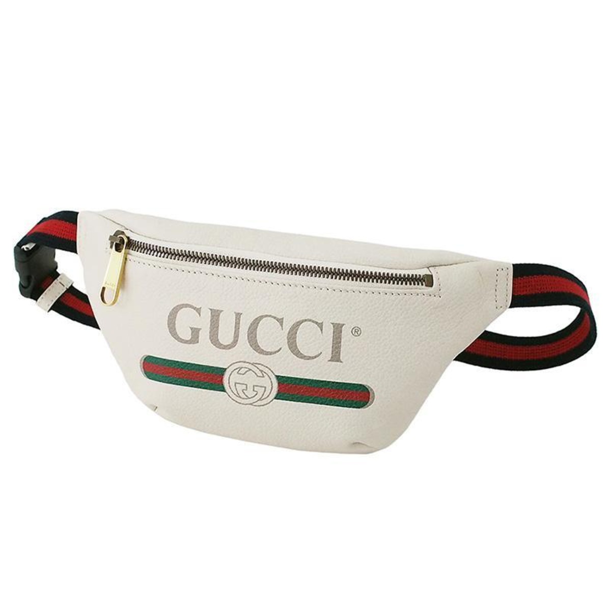 グッチ GUCCI ロゴプリント シェリーライン ボディ ウエストバッグ 