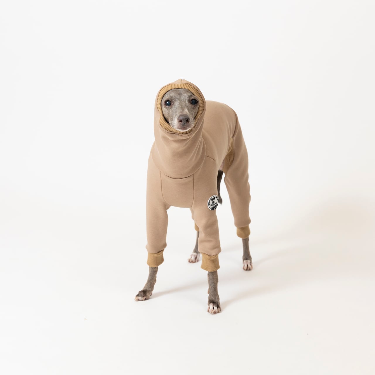 シルキーボンバーヒートロンパース beige / イタグレ服 | イタグレ服