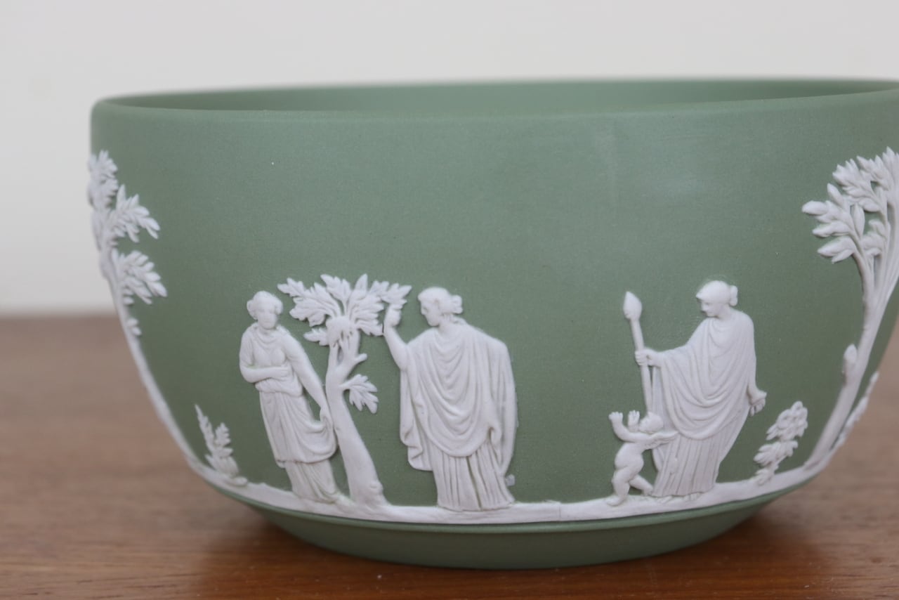 ウェッジウッド ジャスパー セージグリーン ボウル WEDGWOOD イギリス