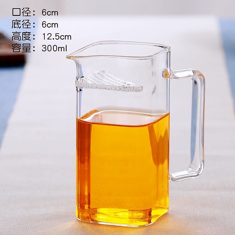 茶道具】角型公道杯(小) 200ml | 五福茶荘