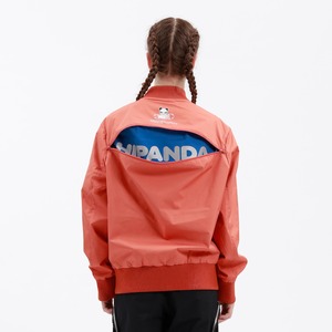 SALE 送料無料【HIPANDA ハイパンダ】レディース ブルゾン WOMEN'S BOMBER JACKET / ORANGE・BLACK