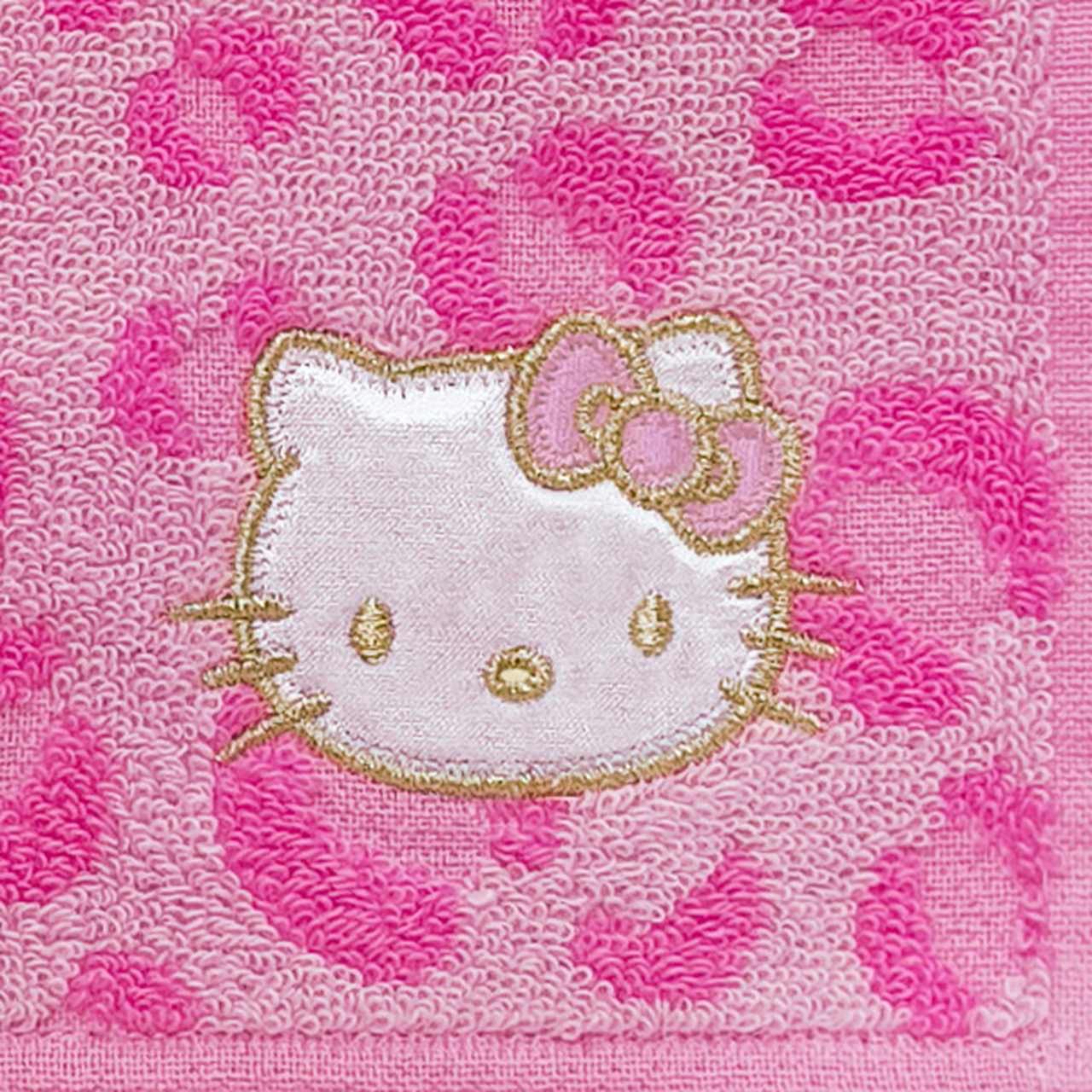 サンリオヒョウ柄ミニタオル ハローキティノーマル(4010448) | T-VOOS