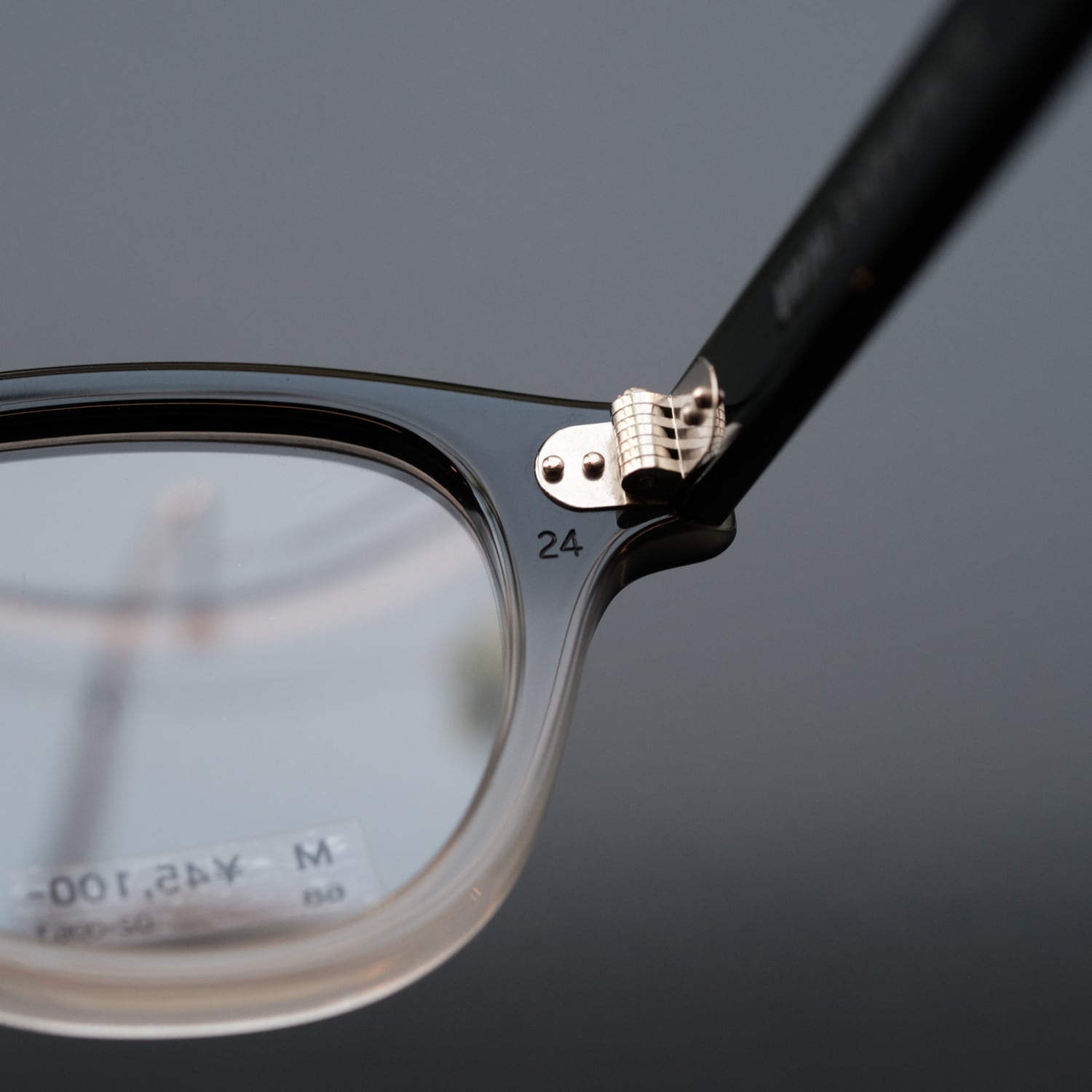 JULIUS TART OPTICAL】AR 44□24 - Black Clear Fade (MEDIUM JULIUS TART OPTICAL】AR 44□24 - Black Clear Fade (MEDIUM