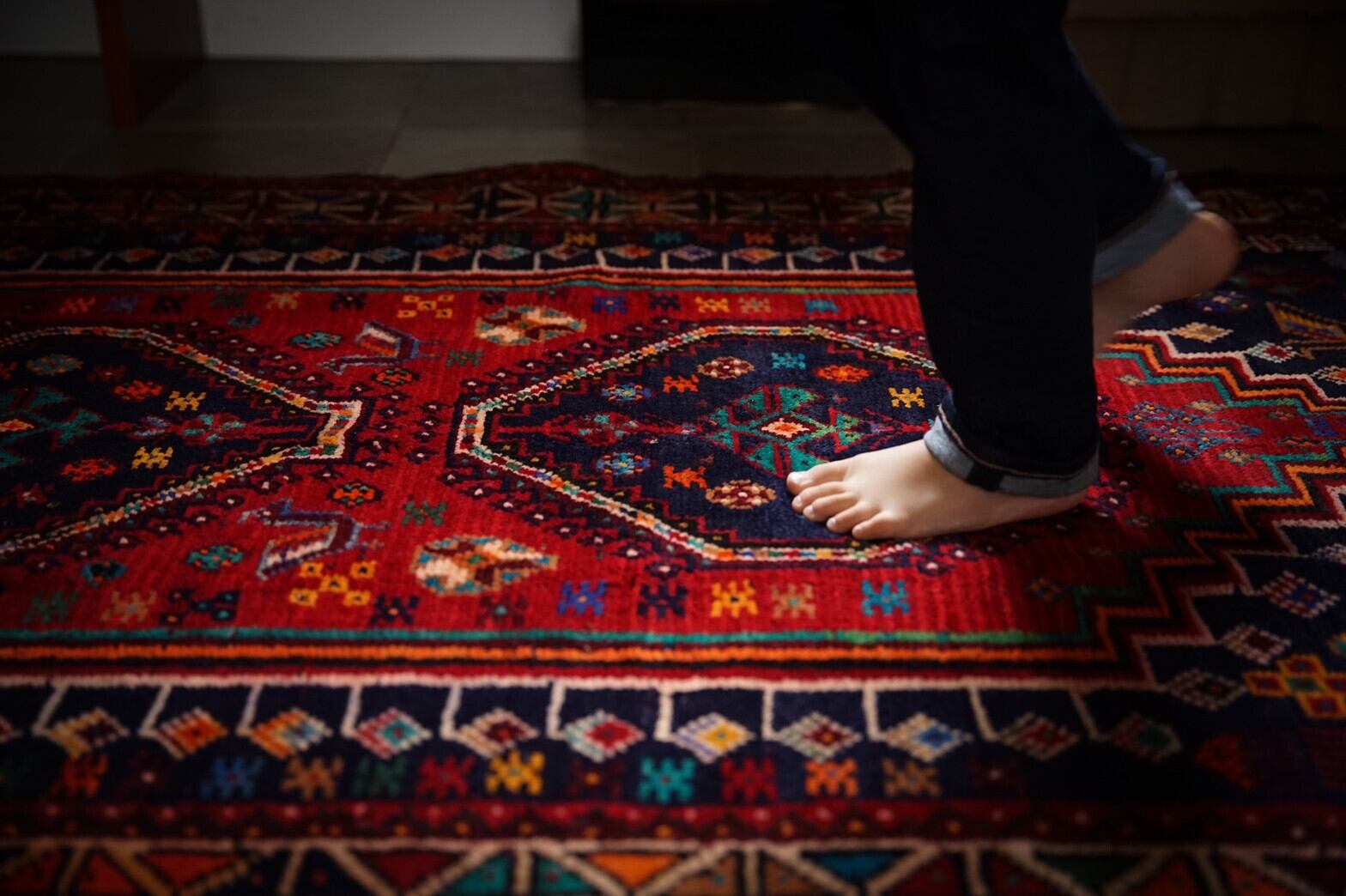 174 -Vintage qashqai rug