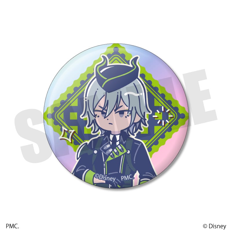 ディズニーツイステッドワンダーランド れとぽぷ オーロラ缶バッジ Vol
