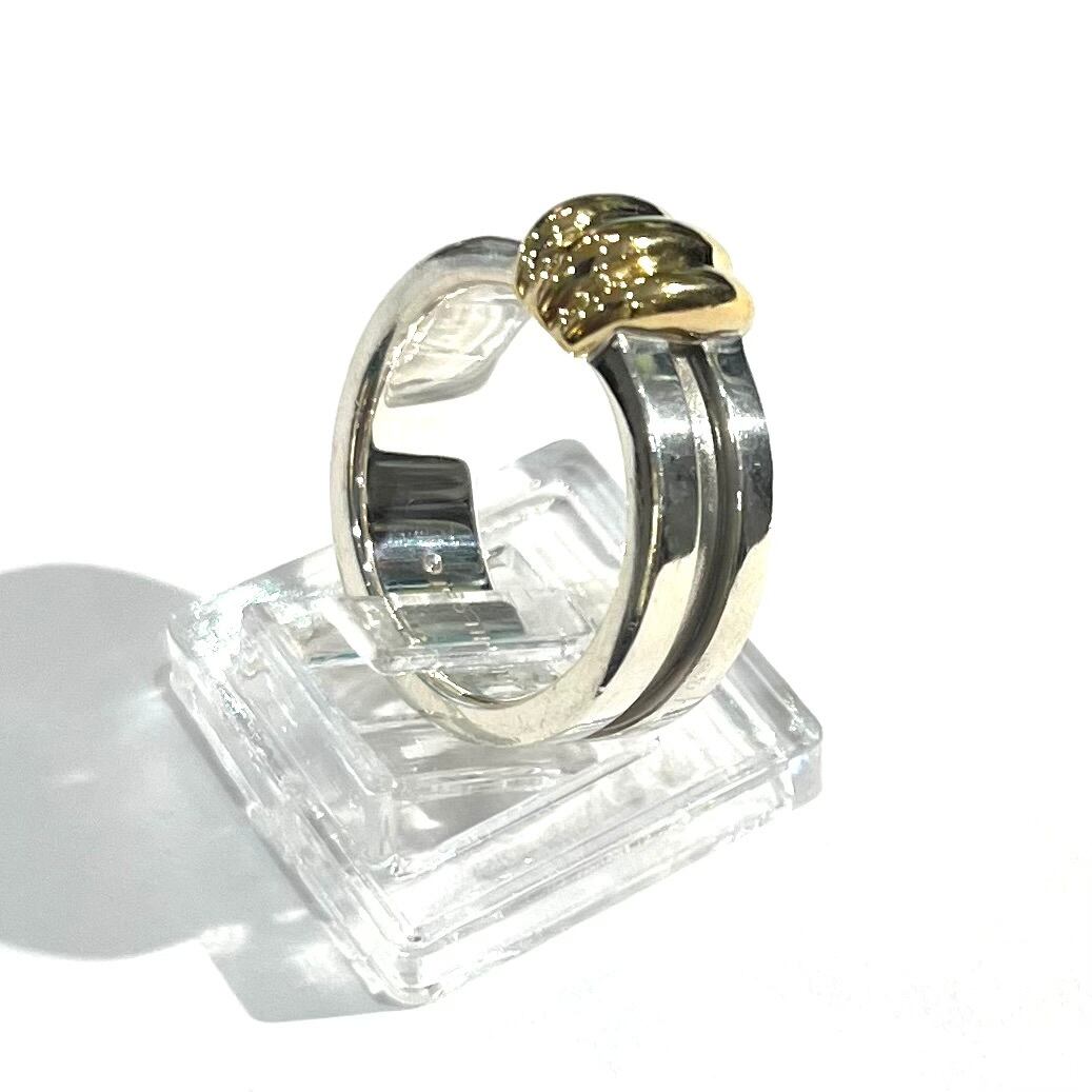 TIFFANY&CO】【11.5号】2487希少サイズ18K金 グルーブド ウィズ リング