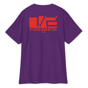 seventwo 72 ロゴ ユニセックス ヘビーウェイト 半袖Tシャツ