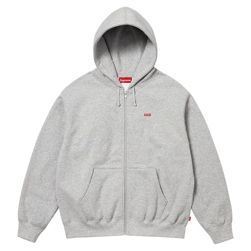 【シュプリーム】★OUTLET ジップアップスウエットパーカー SUPREME SMALL BOX ZIP UP HOODIE GREY