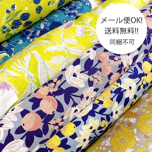 【メール便送料無料】【同梱不可】麻生地 カット売り 50cm単位×105cm cloth1（柄 手作り マスク 用 布 ハンドメイド 北欧 雑貨 はぎれ かわいい おしゃれ リネン カットクロス おうち時間 花柄）