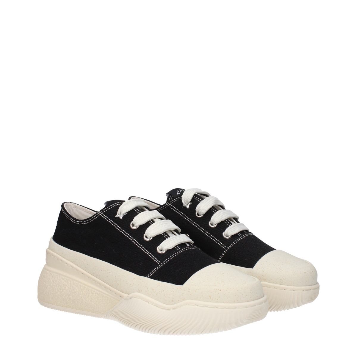 【新品】STELLA MCCARTNEY ステラマッカートニー レディース スニーカー ファブリック ブラック 810345E001811070