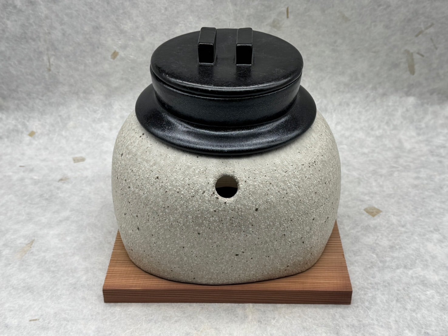 大杉康伸 かまどはん 上黒 下白 | しょうざんどう