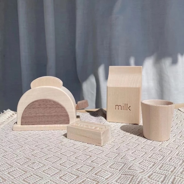 【受注】wooden morning set 木製朝食セット