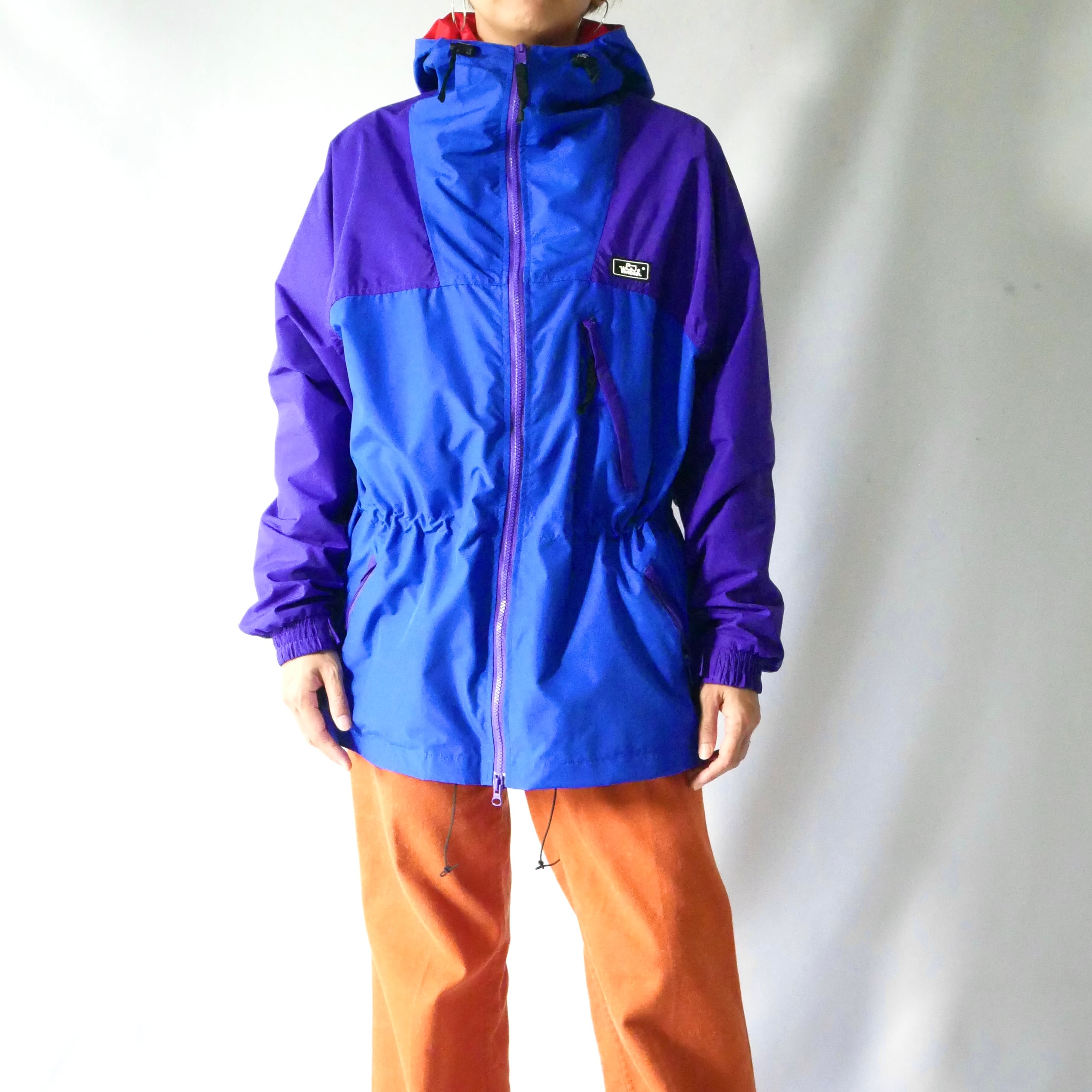 80s woolrich blue purple red nylon jacket 80年代 ウール 80s woolrich blue purple red nylon jacket 80年代 ウール