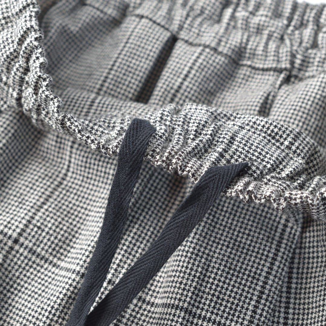 LinenYa リネンや コットンリネンタックスカート・チェック2 ちょっとアクセントの柄が欲しい時に最適です