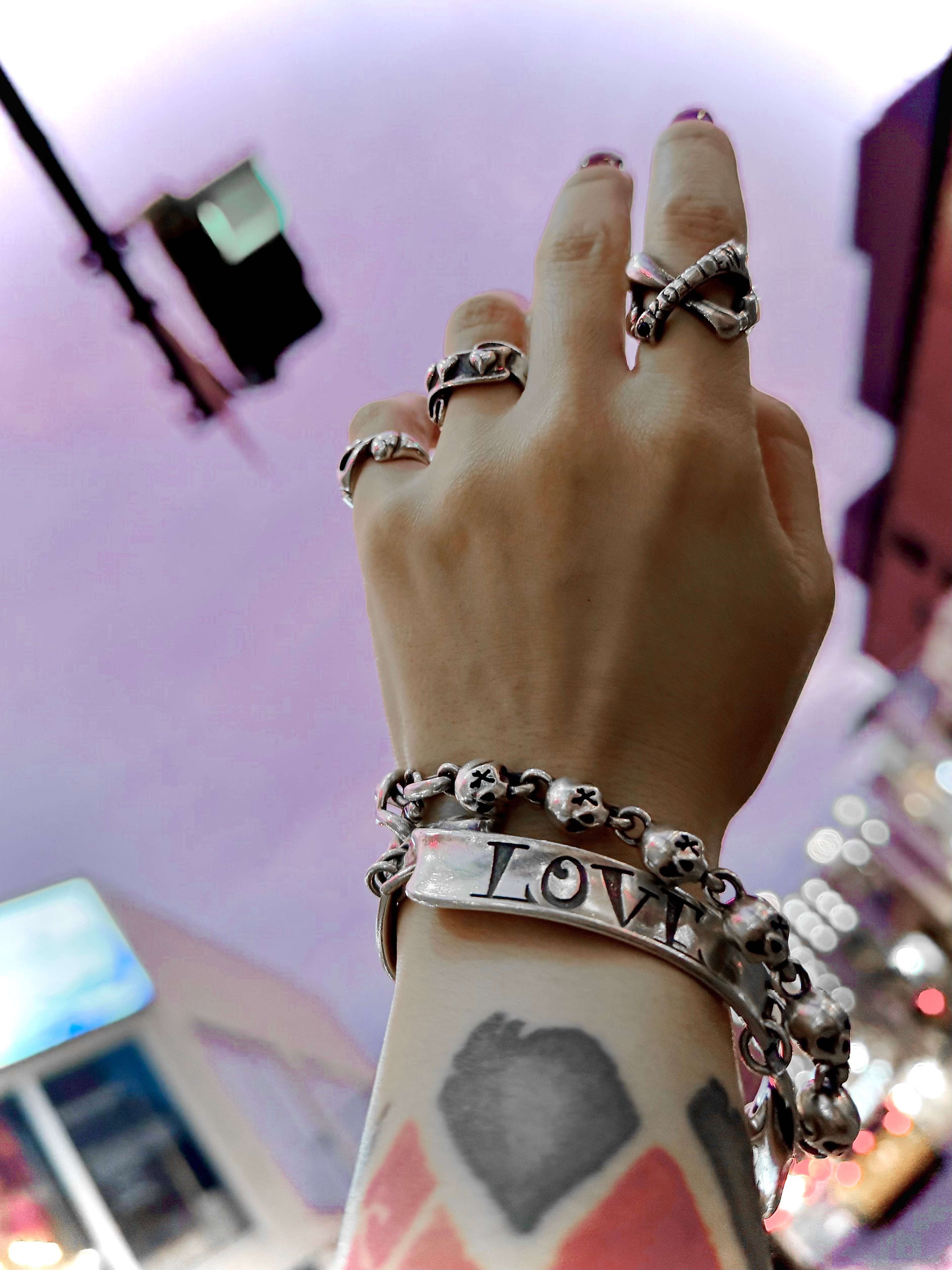 Rat Race】r.l.d（Rat Love Design） L.K.C Skull Bracelet L.K.C