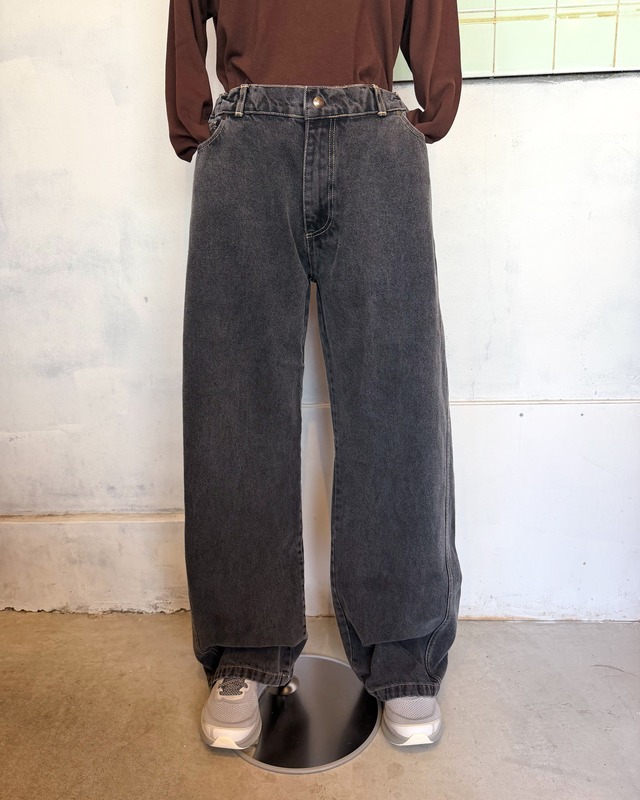 【REROSE AMS 16Y】BLACK DENIM PANTS