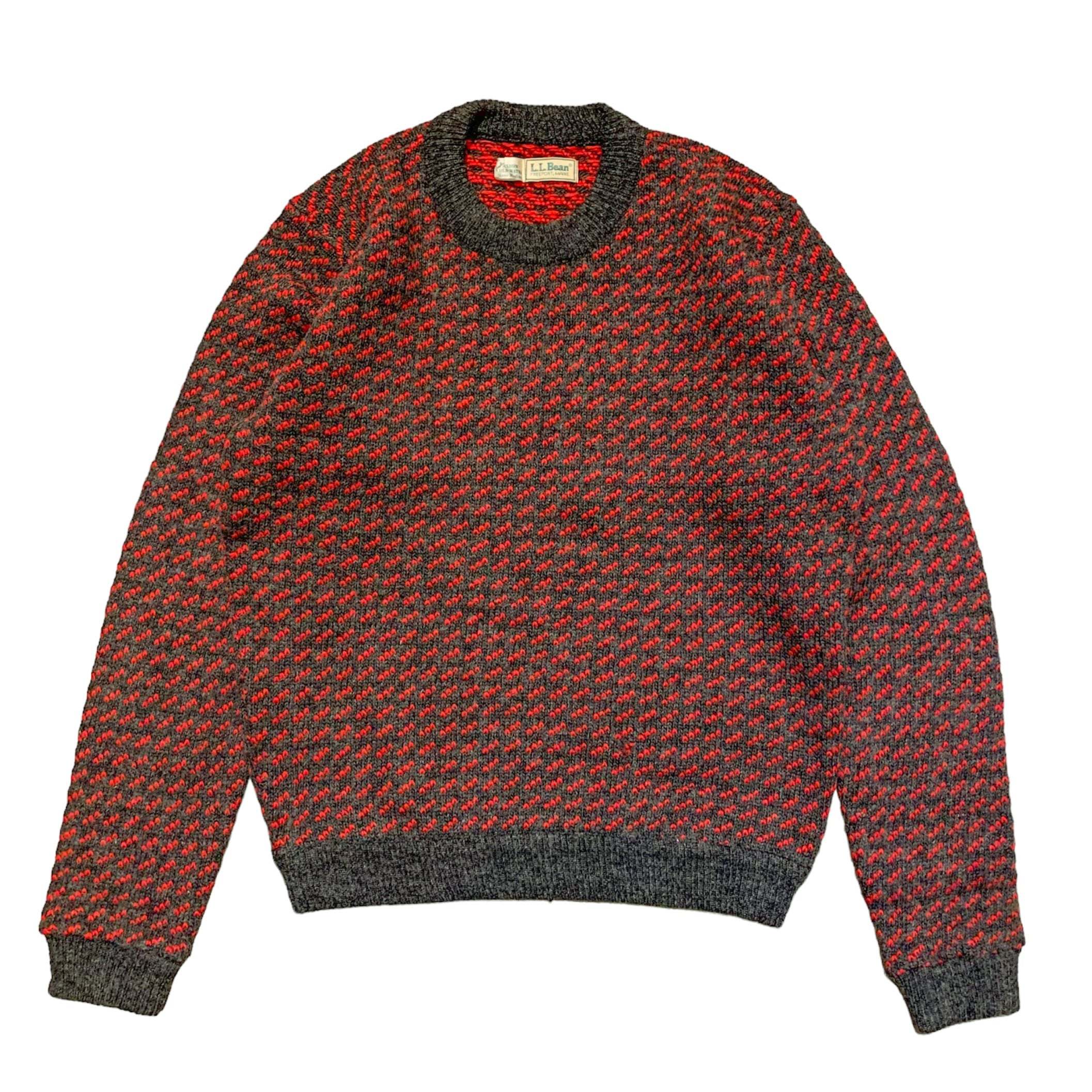 80's ノルウェー製 LL Bean BIRDS EYE Sweater M / エルエルビーン ...