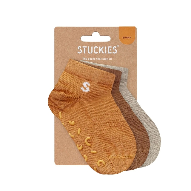 STUCKIES/Sneaker Socks-Sunny 3pset