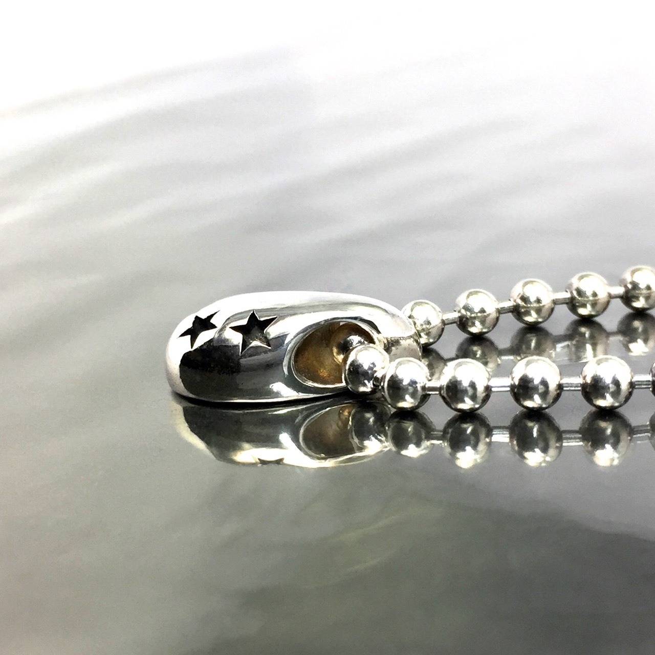 TEARDROP BALL CHAIN NECKLACE / ティアドロップボールチェーンネックレス