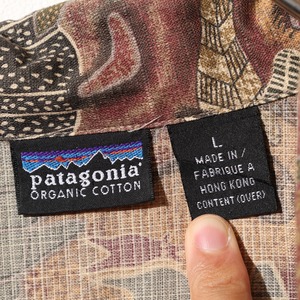 極美品 L 99年 AC Print Shirt Wombat ACシャツ パタゴニア patagonia アロハシャツ 総柄