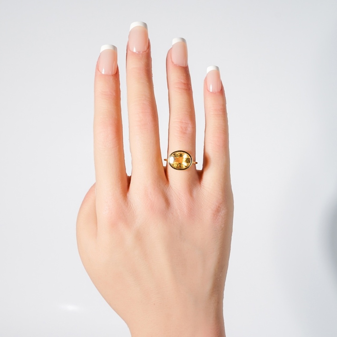 【10号】シトリン リング