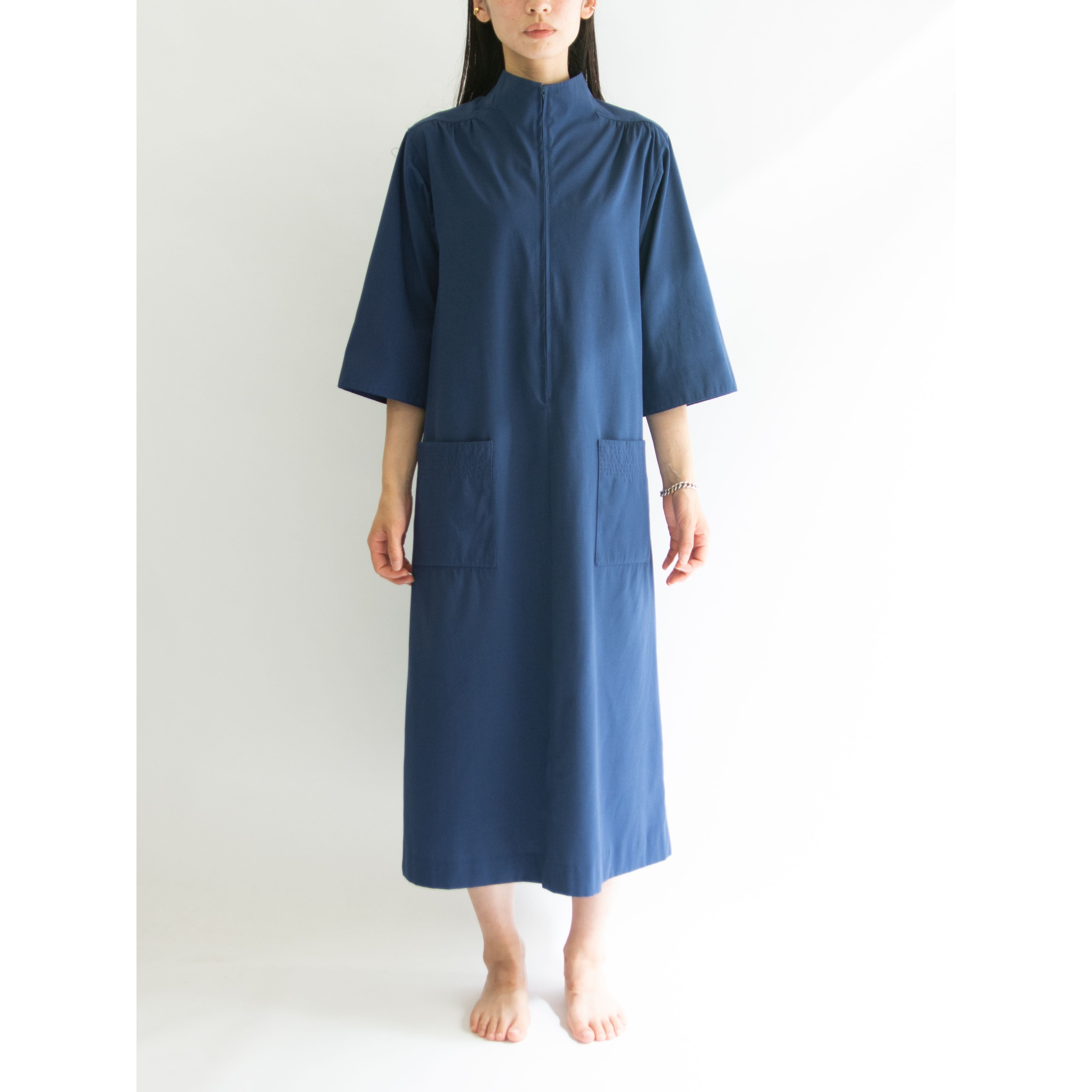 【Anjac】60-70's Polyester-Cotton Dress（ポリエステルコットンワンピース）