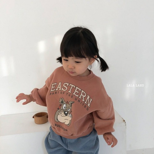 OUTLET【即納】" bulldog sweat for kids " ブルドッグスウェット LALA LAND　韓国子供服