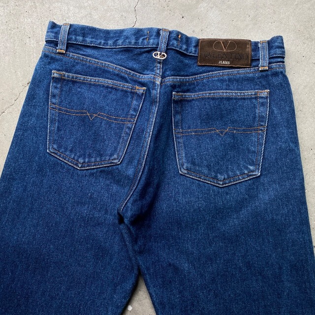90年代 イタリア製 VALENTINO JEANS ヴァレンティノ ストレートデニム 