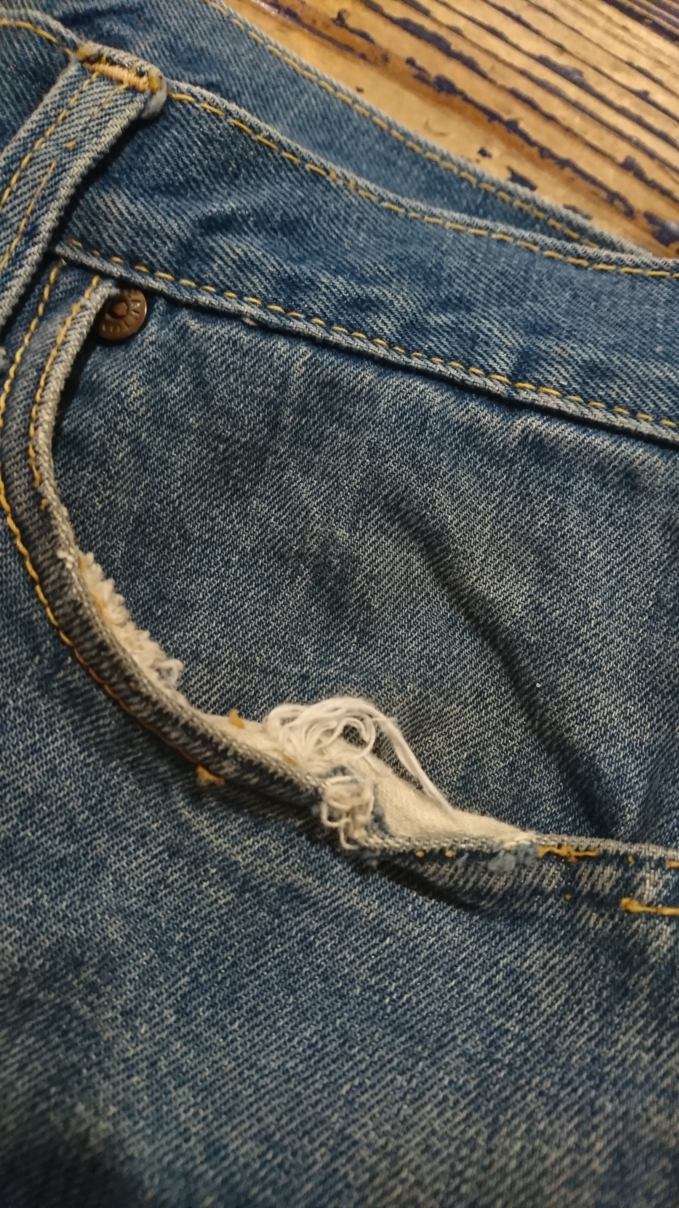 1960s CANTON X-WEST DENIM PANTS | BOW & ARROW WEB STORE