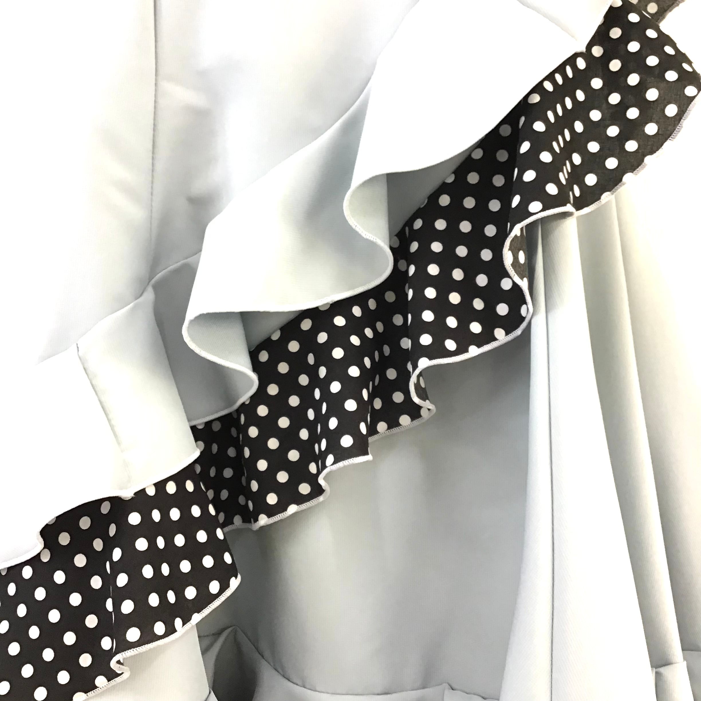 フラメンコ スカートとトップス セット　衣装 フラメンコ衣装 スカート（360度・全円)サーキュラースカート 広がる