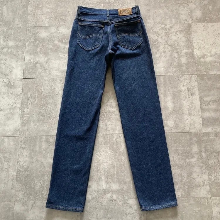 USA製】80s Lee リー 表記29×32 レザーパッチ ジップフライ アメリカ製