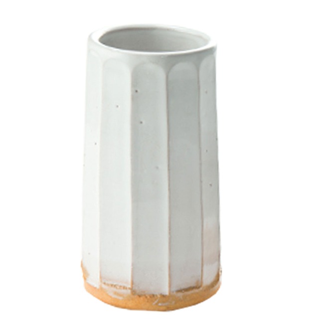 【花立】萩焼　白紬