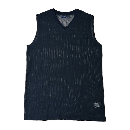 【gourmet jeans】MESH V TANK(NAVY)〈国内送料無料〉