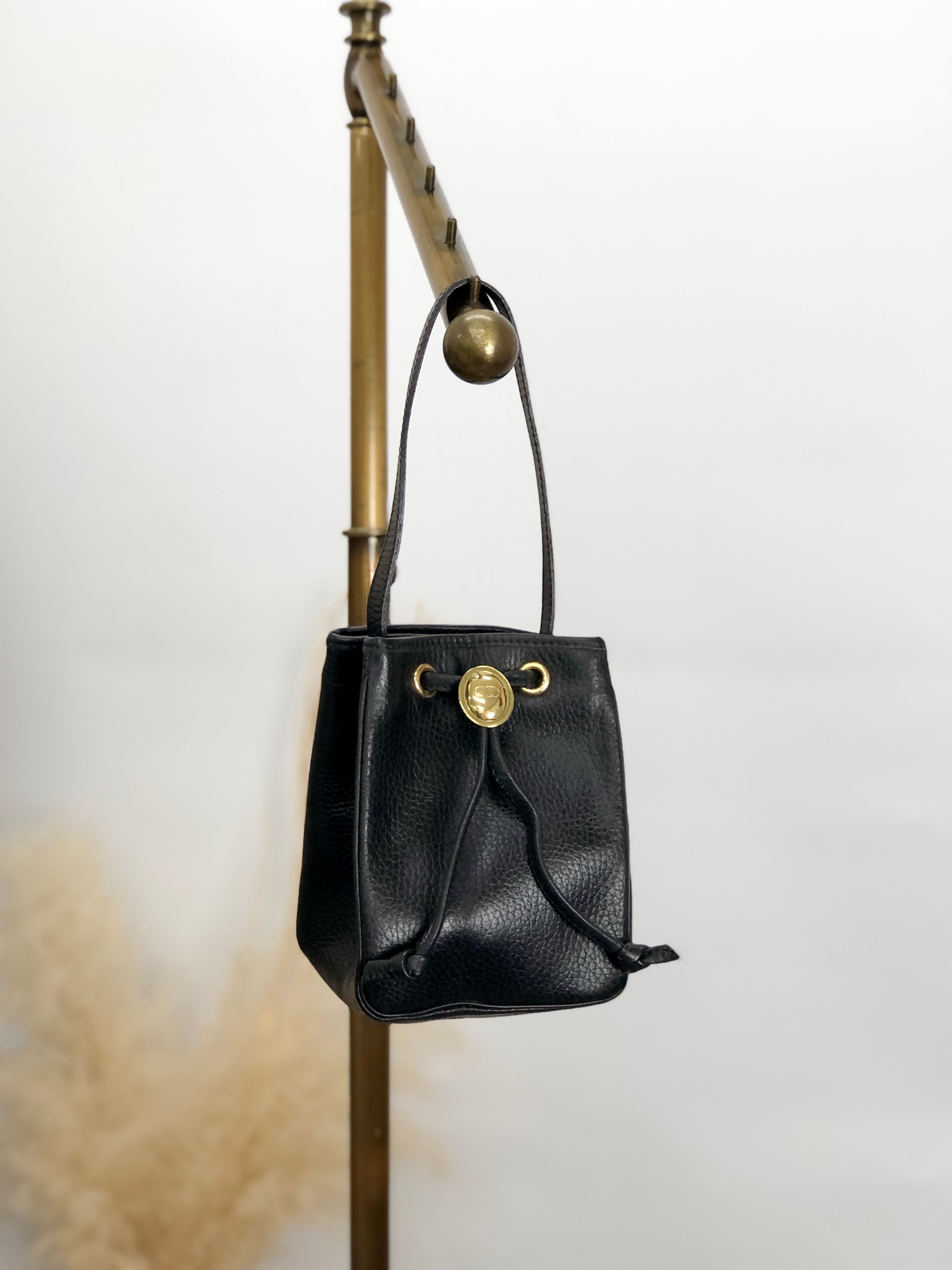 Christian Dior クリスチャン ディオール ハンドバッグ ブラック Christian Dior クリスチャン ディオール ハンドバッグ ブラック