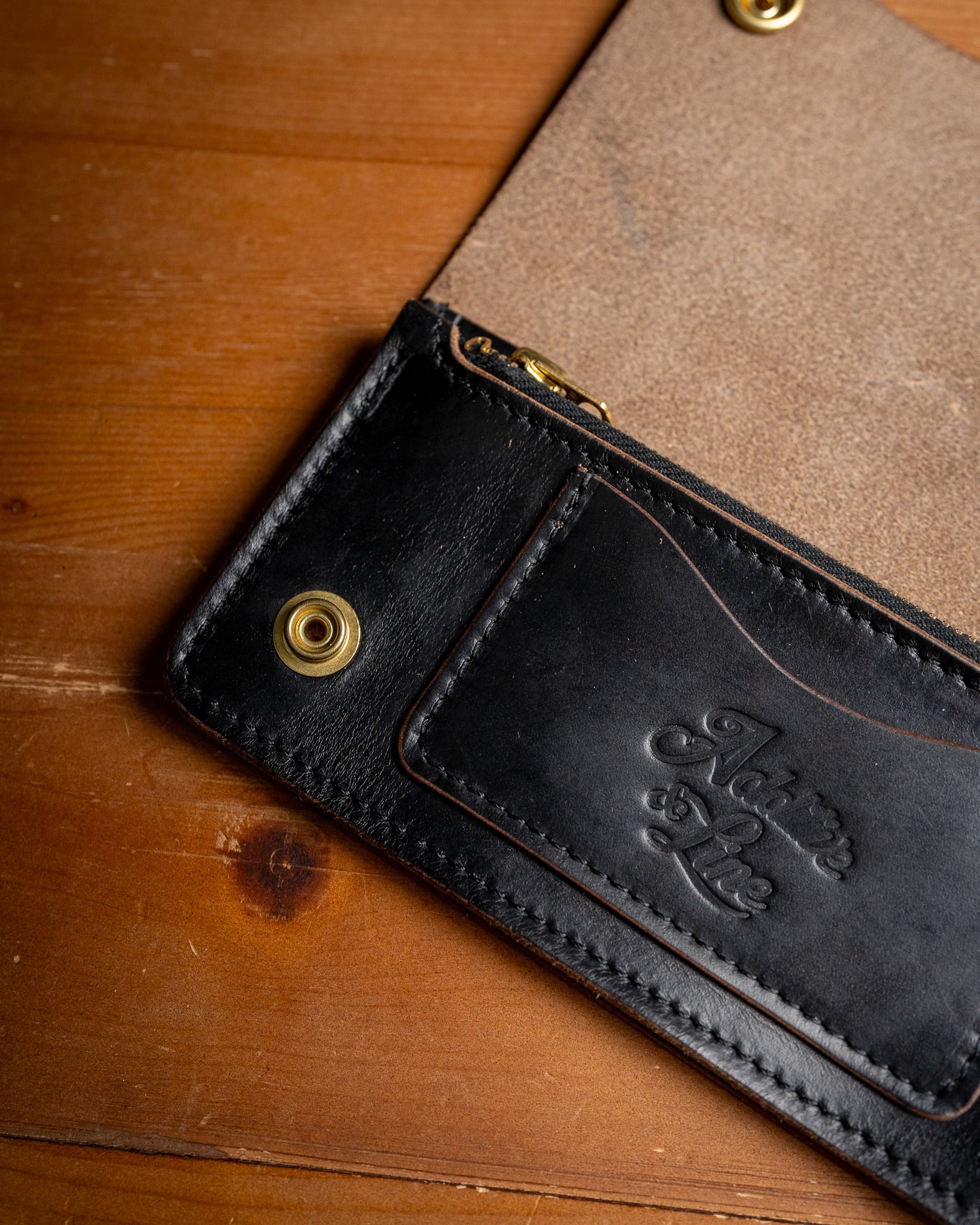 Additive and Line】Tracker Wallet TW-003 Horween Chromexcel 2層