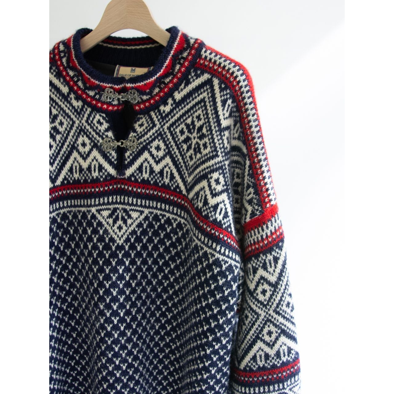 DALE OF NORWAY】Made in Norway 100% wool Nordic sweater 