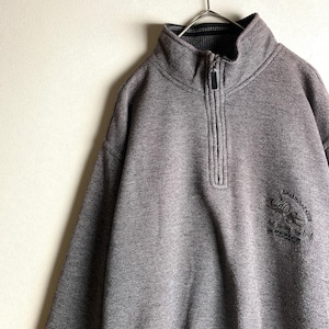 ~"sweat shirt" half zip~