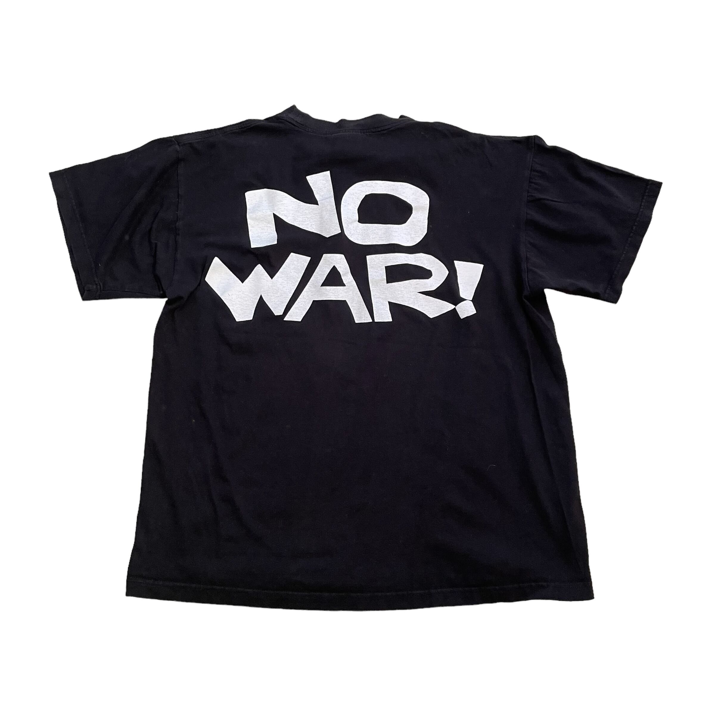 90s NO WAR! back print T-shirt | What'z up