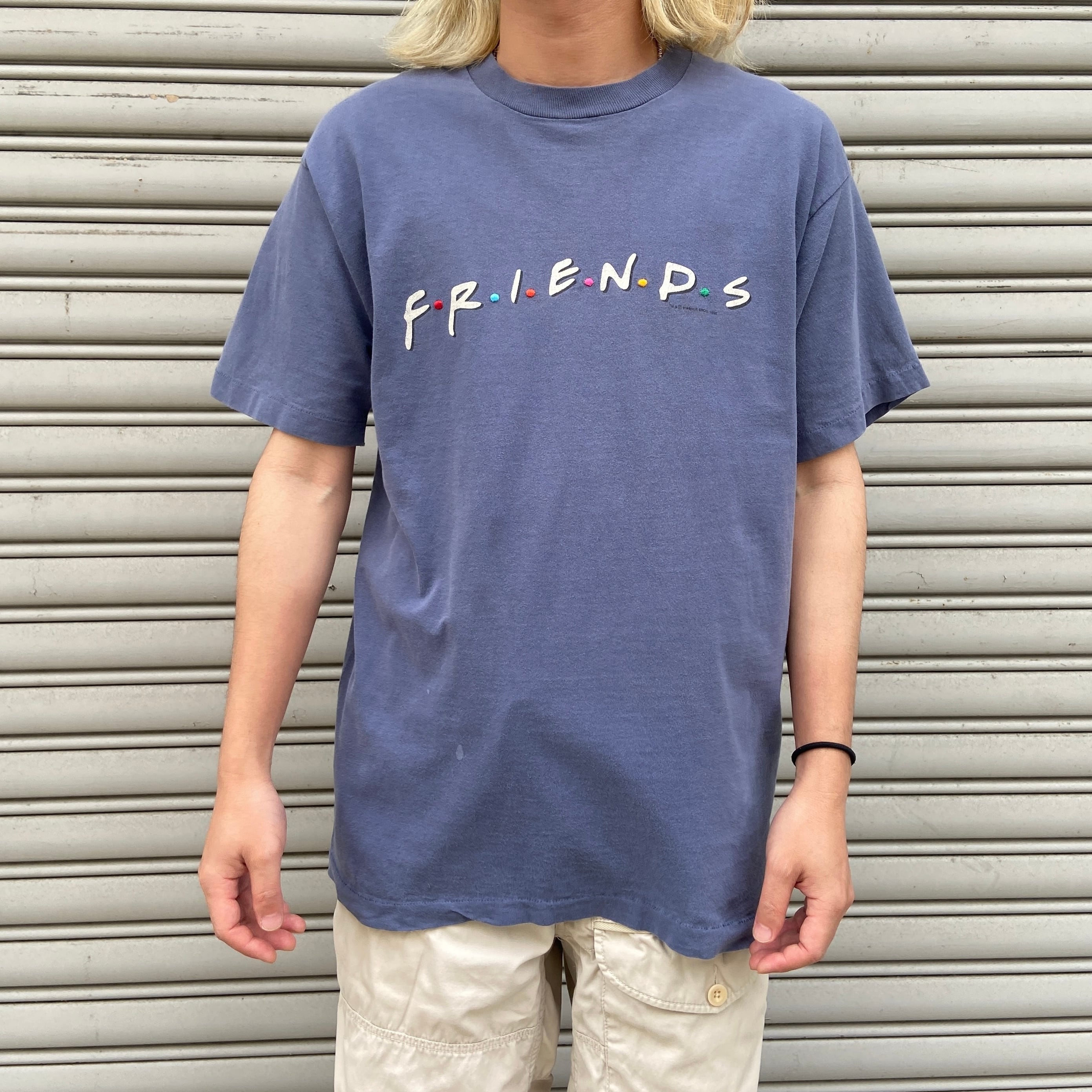 90s USA製 FRIENDS フレンズ ドラマ プリントTシャツ 紺 L | 古着屋 Uan