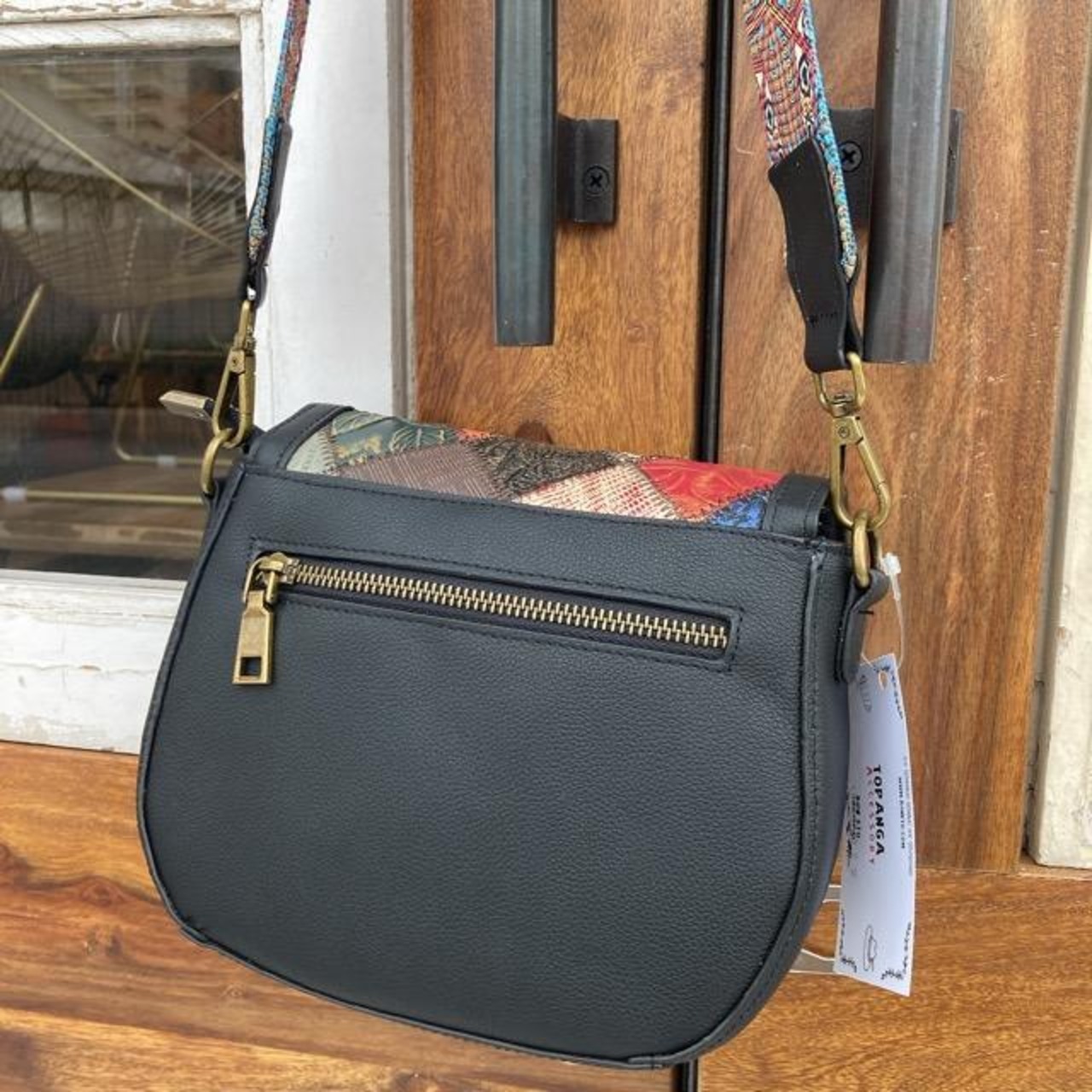 Topanga Bag　パッチワークレザーメッセンジャーバッグ